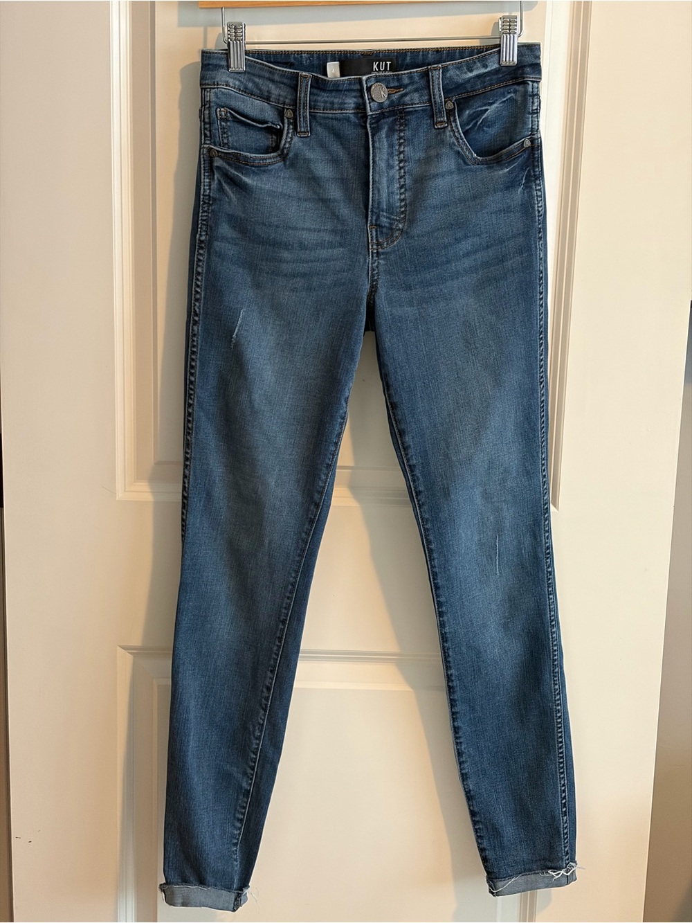 Kut from the Kloth Mid Blue Skinny Jeans